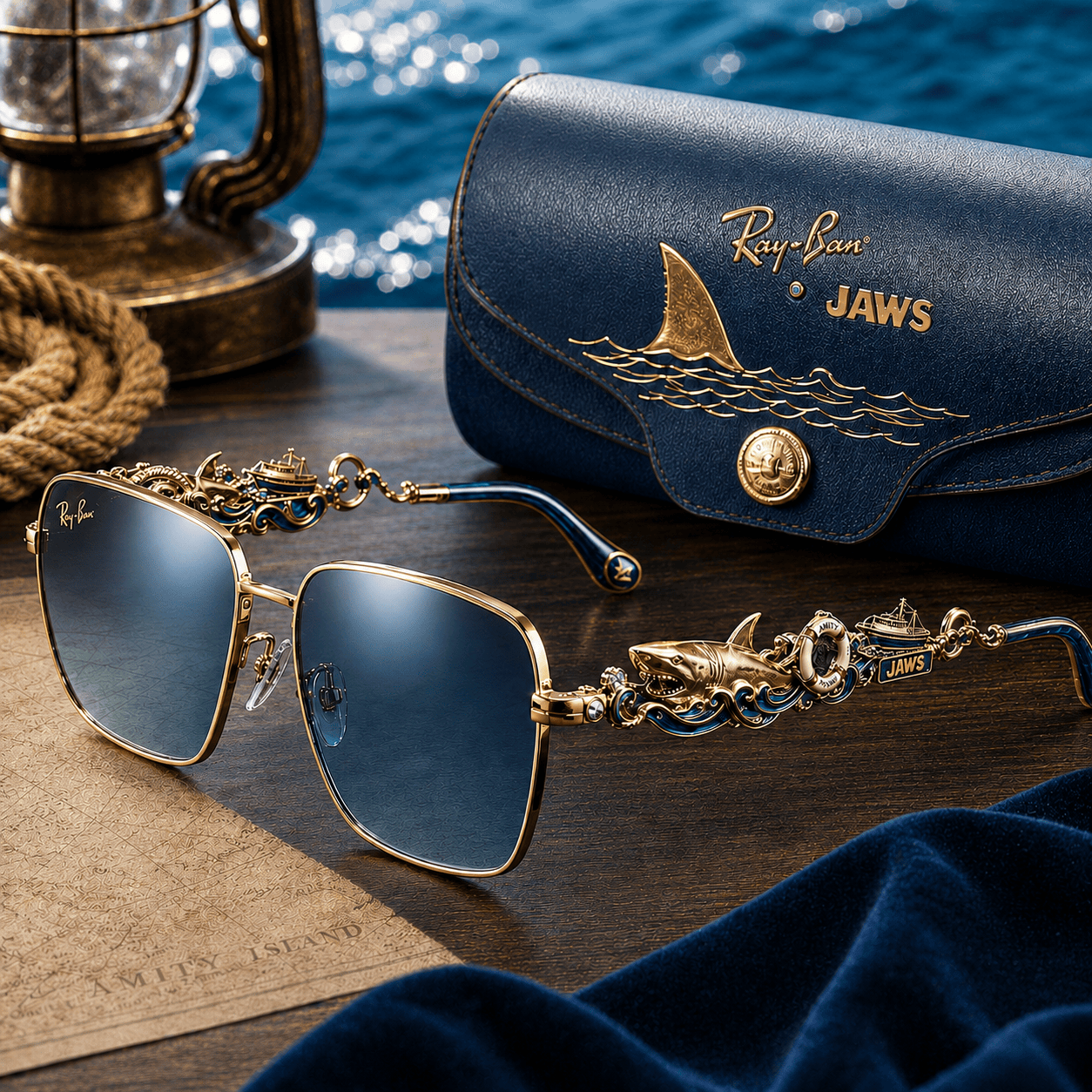 PREMIUM JAWS UNISEX SUNGLASSES NTVA