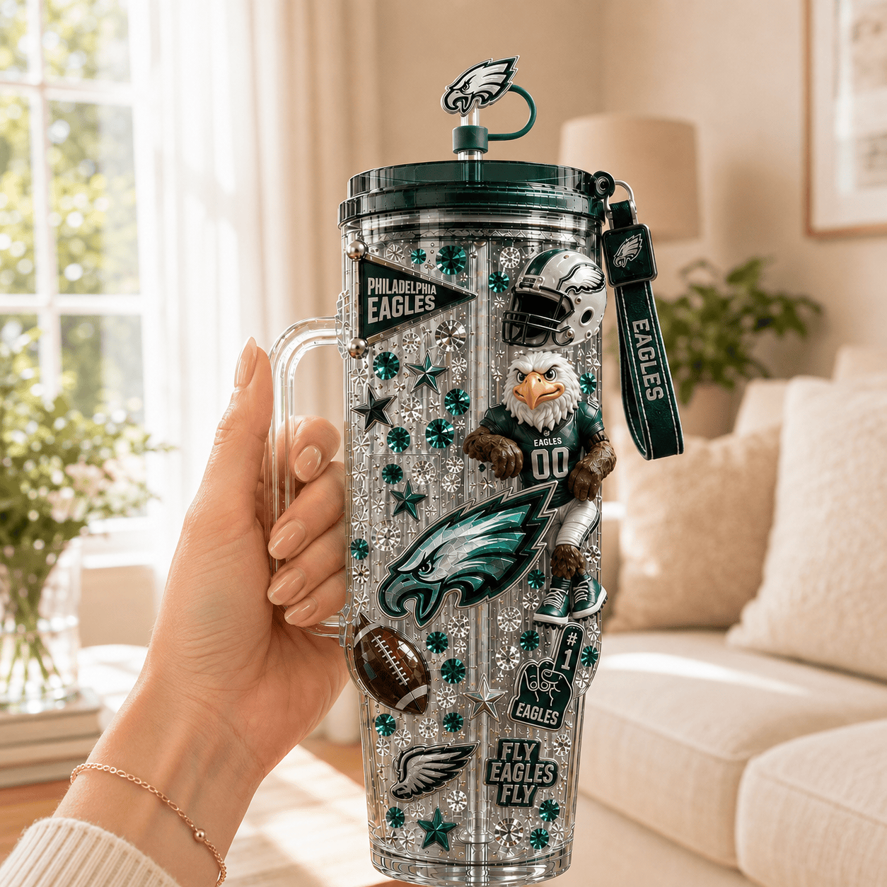 PLDE 40oz Tumbler With Handle NHVH