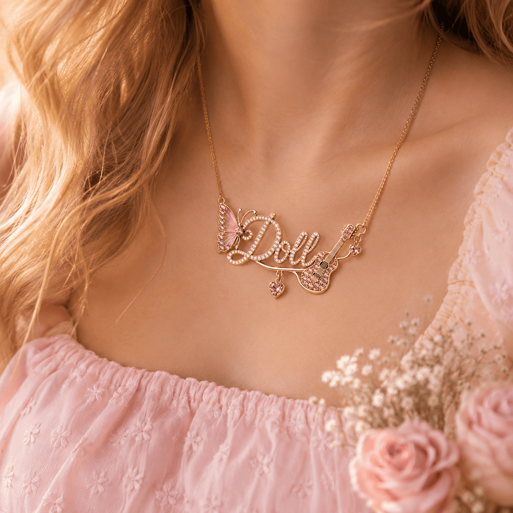 DLPT Solid Gold Chain with Diamond Pendant NHVH