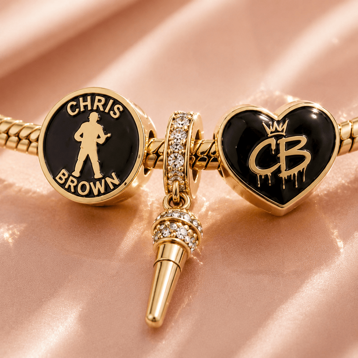 CHRB Gold Charm Bracelet Set VTH
