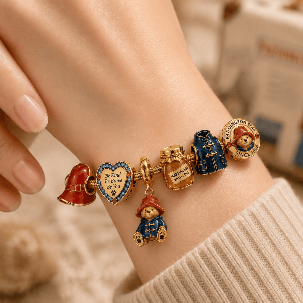 PDT Gold Charm Bracelet Set BMD