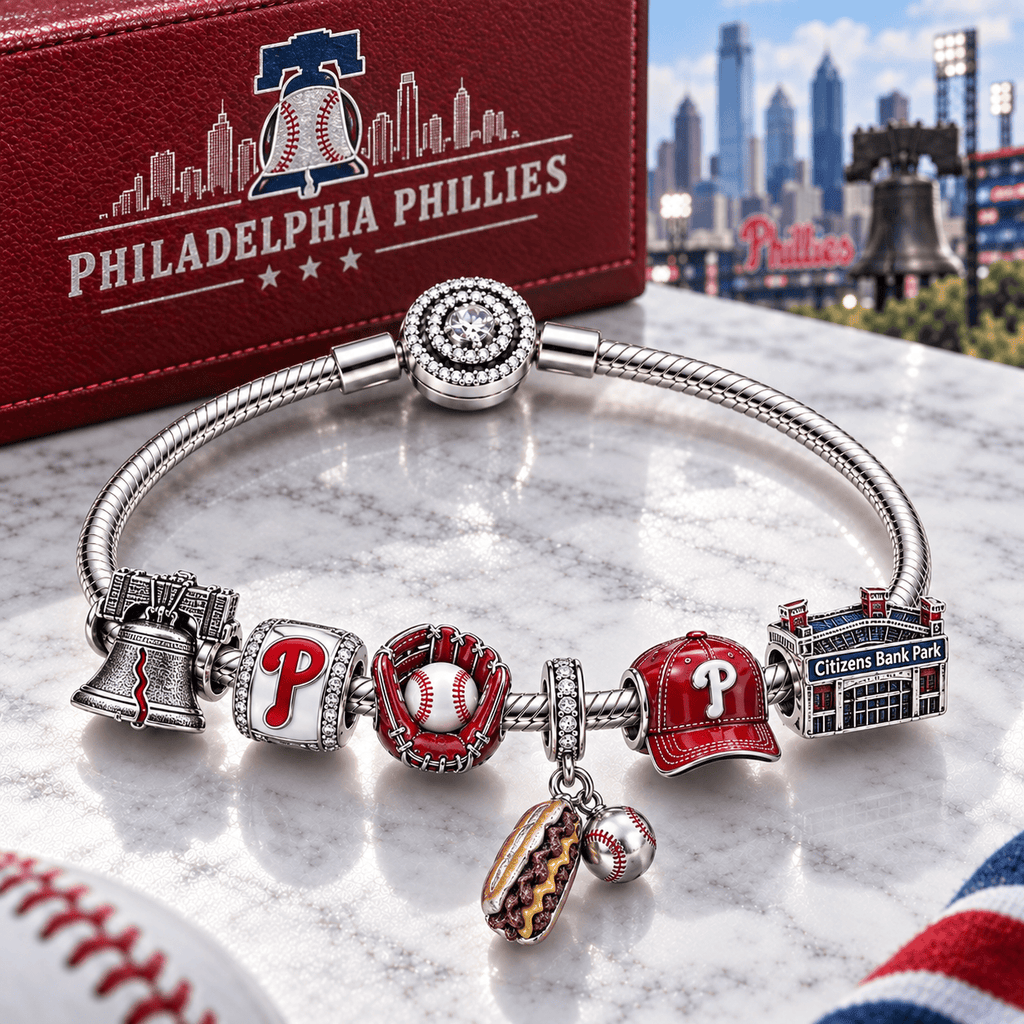 PPP Silver Charm Bracelet Set PTT