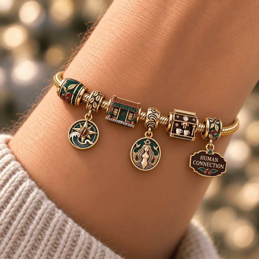 STBK Gold Charm Bracelet Set HQH