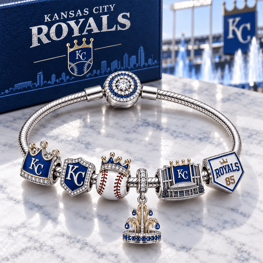 KCR Silver Charm Bracelet Set PTT