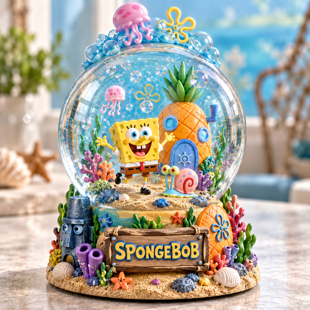 SBSP Premium Sculpted Collector Water Globe NTNA