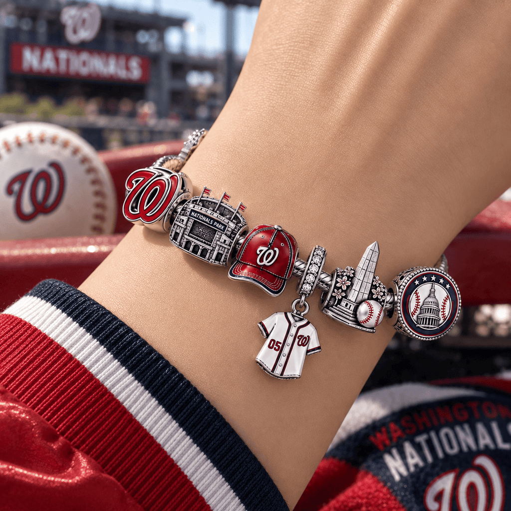 WNT Silver Charm Bracelet Set PTT