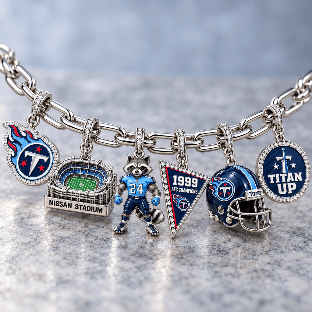 TNST Silver Charm Bracelet Set NTVA