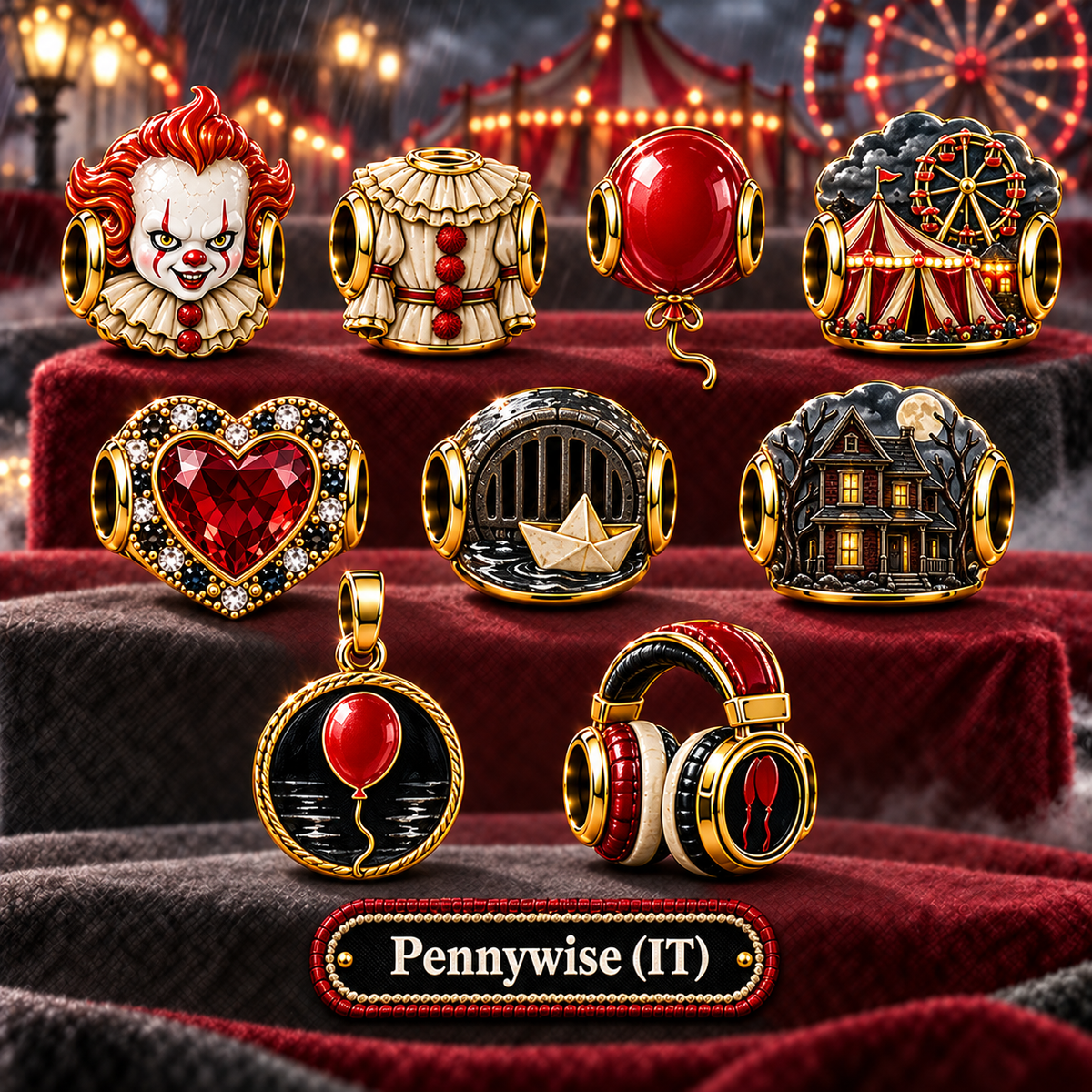 PNW Gold Charm Set PNPA