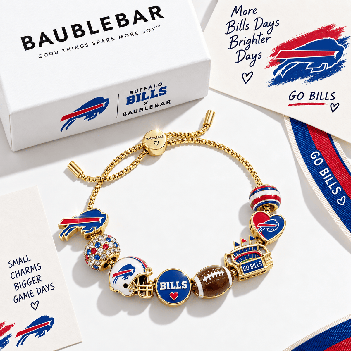 BFBL Gold Charm Bracelet Set BMD