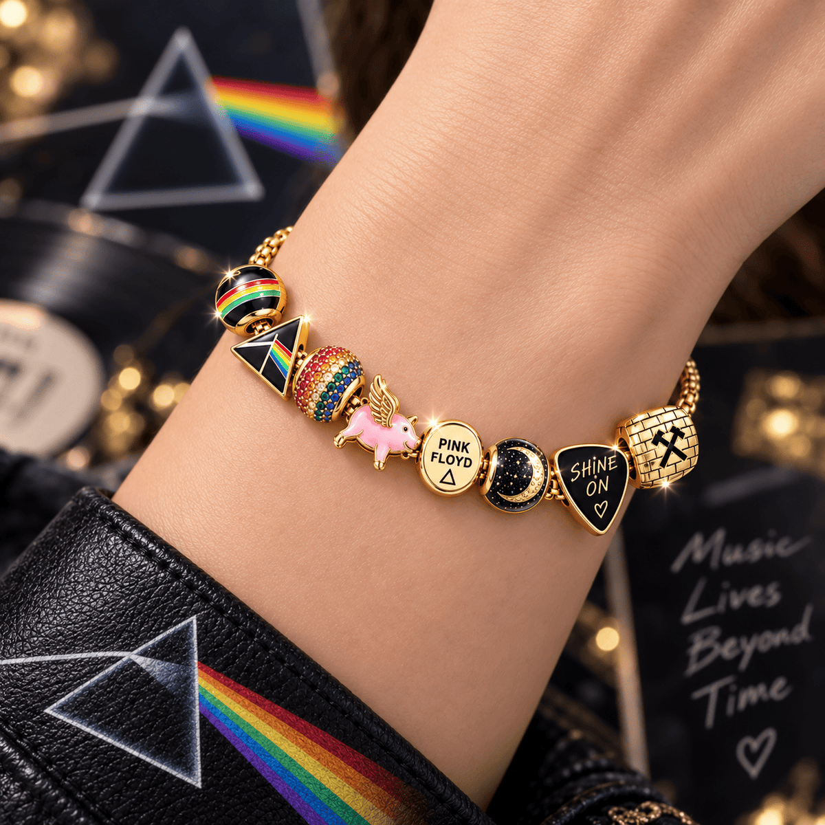 PKFL Gold Charm Bracelet Set BMD