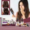 4-in-1 Hair Care Set | Shampoo Conditioner Hair Mask Hair Oil | Deep Nourishing Treatment for Dry Damaged Hair（